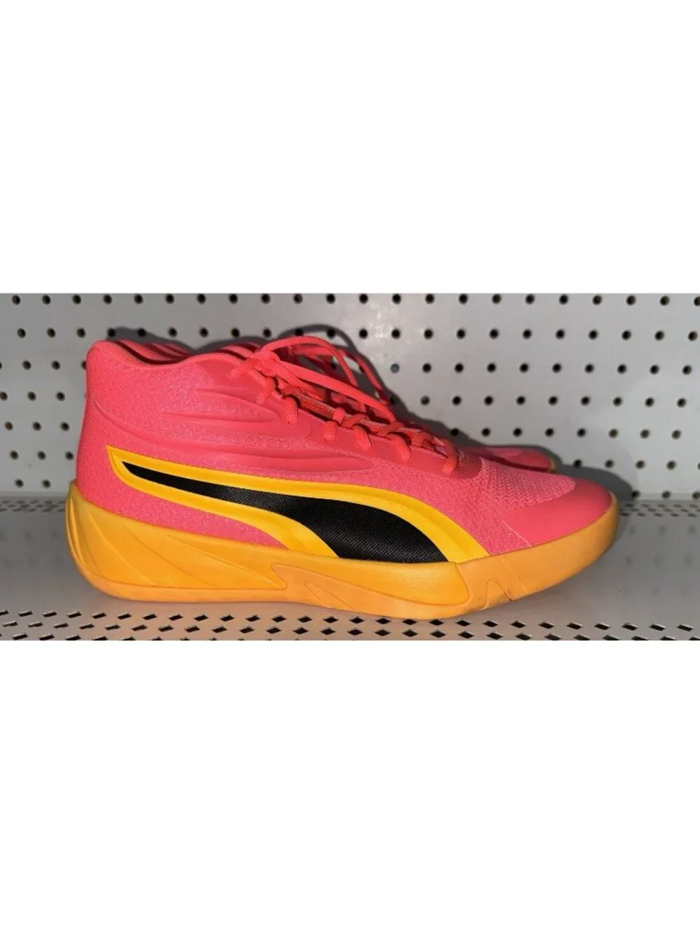 PUMA Court Pro Sunset Glow Sun Stream Mens Athletic Basketball Shoes Size 10